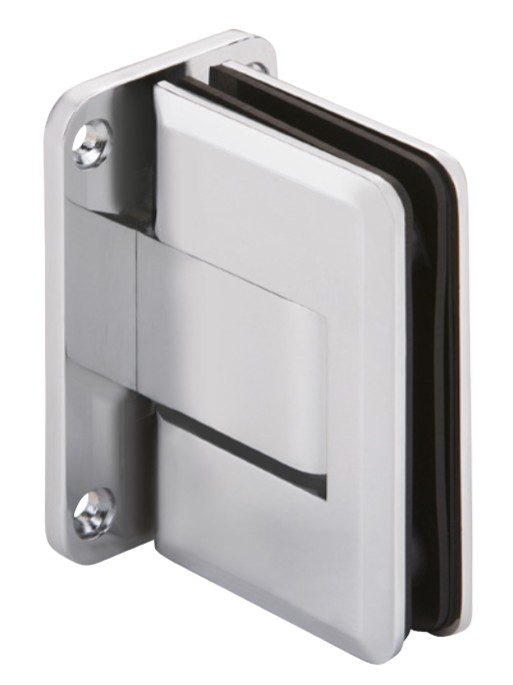 Pendeltürbandpaar für Glas 8-12 mm mit maximal Gewicht: 60 kg, Edelstahloptik