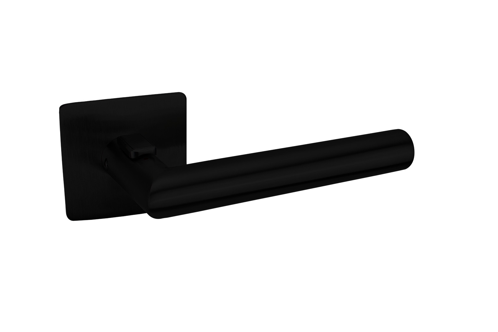 Flachrosettengarnitur "New York FQ Magnet" (eckig), schwarz matt