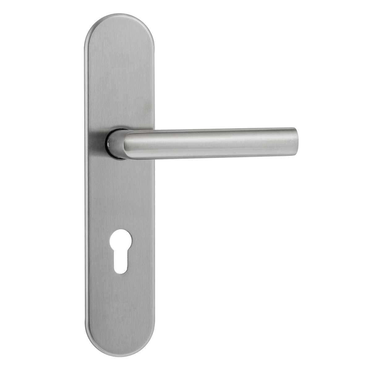 Langschild-Schutzbeschlag "Goli", Edelstahl matt